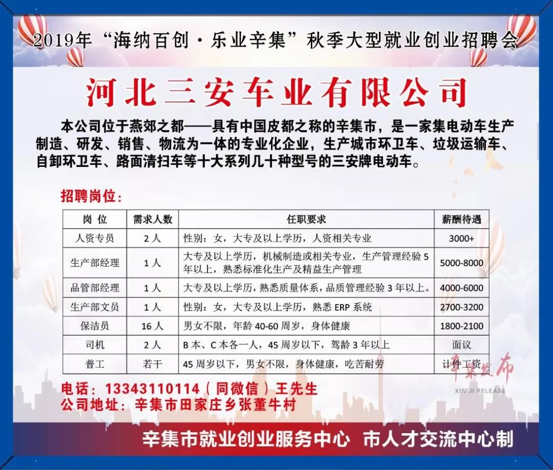 辛集最新招工信息，学习变化，把握机会，成就未来之路